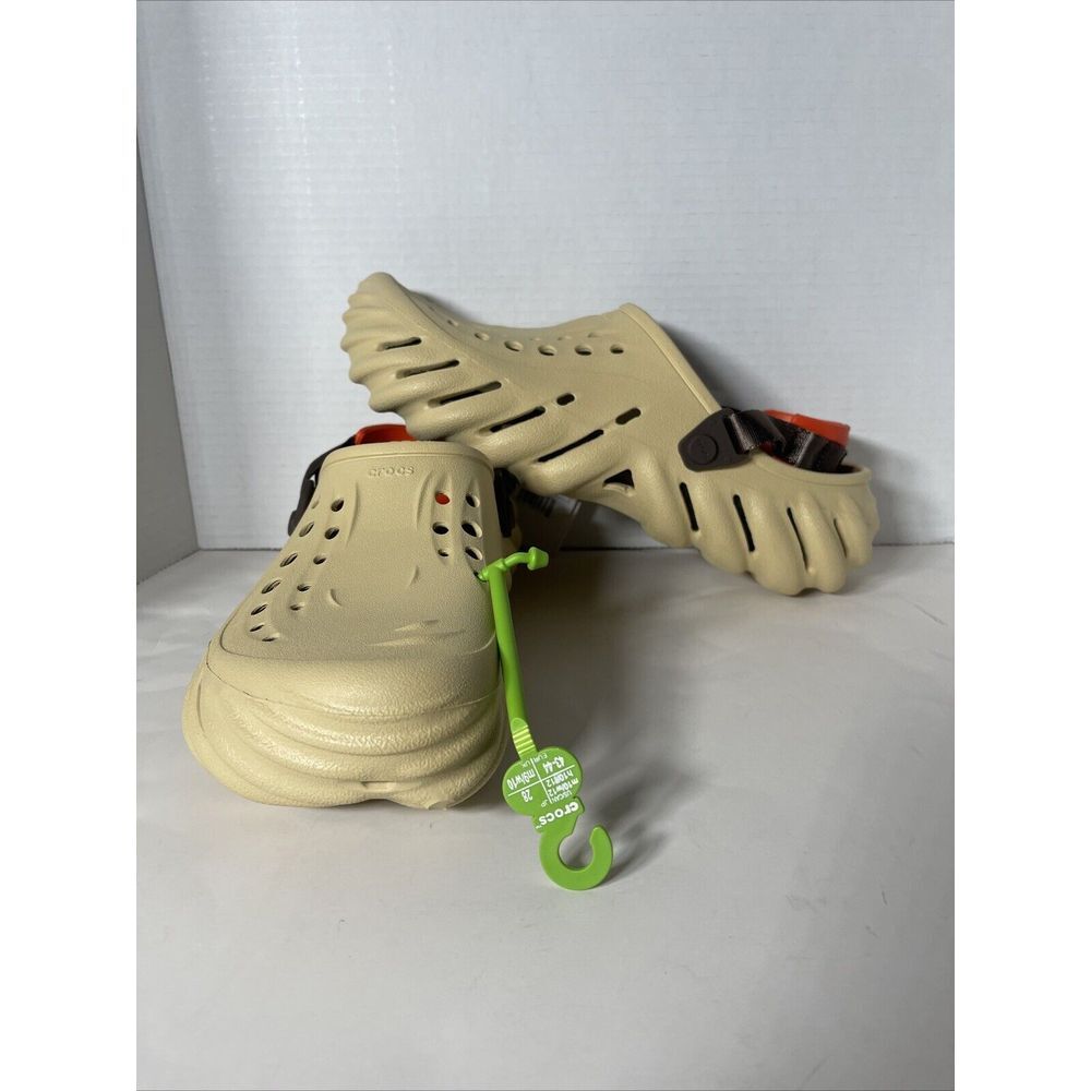 Unisex Clogs Crocs‎ Echo Clog Sesame 207937 M 10/W 12